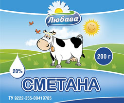 Молочные продукты - Любава